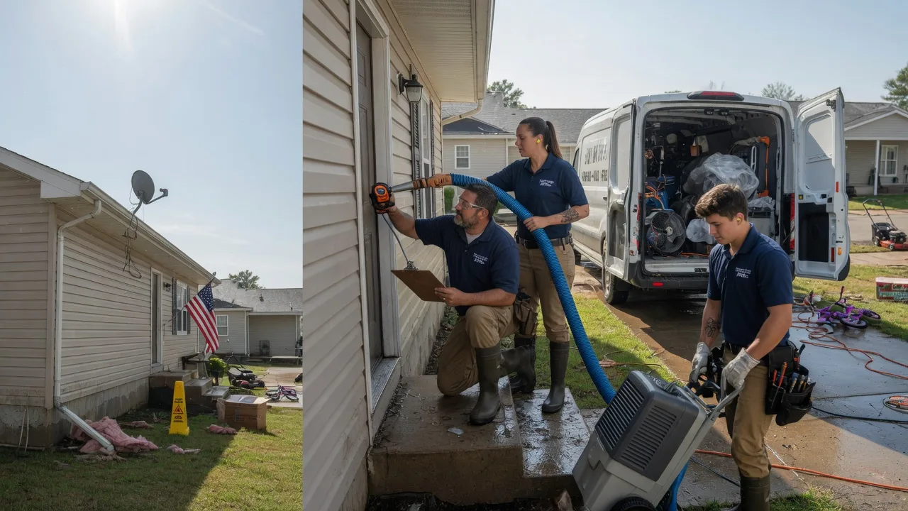 Ceiling Water Damage Restoration in Doyline, LA near me
